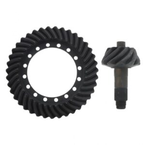 Ring and Pinion Ratio: 3.73 Ring Gear: 41 Teeth Pinion Gear: 2.35 inch Spline Diameter x 46 Spline Teeth x 11 Teeth